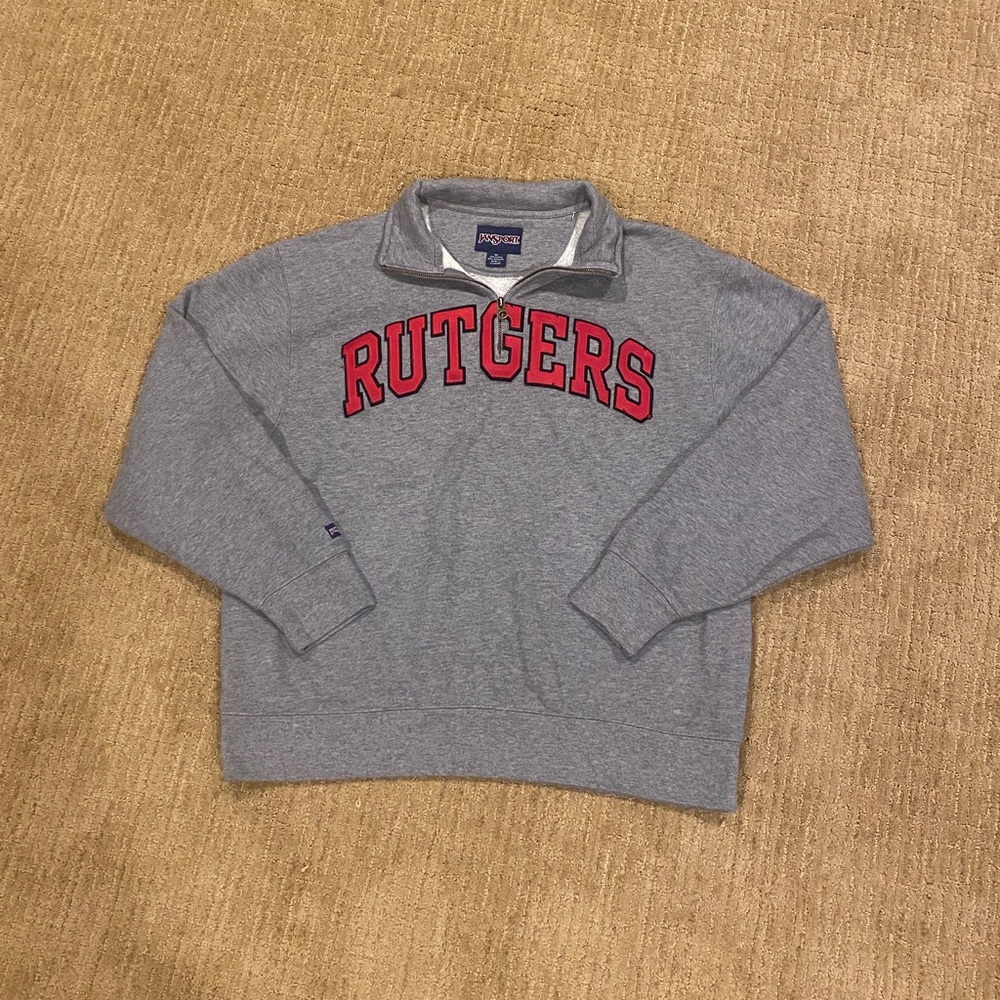 JanSport Rutgers College Half Zip Sweater